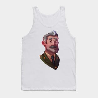 The Captain Portrait - BBC Ghosts Tank Top